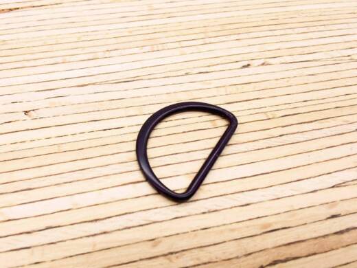 1 Metall-D-Ring 25mm - verschiedene Farben