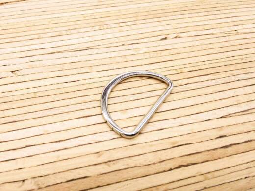 1 Metall-D-Ring 25mm - verschiedene Farben