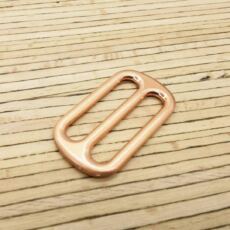 1 Metall-Leiterschnalle 25mm - roségold