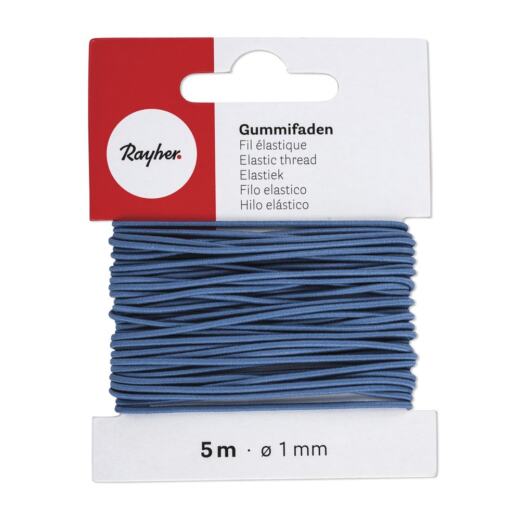 5 Meter Gummifaden 1mm