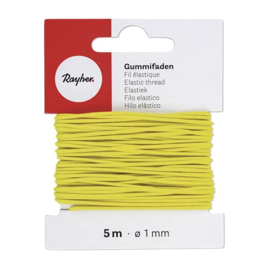 5 Meter Gummifaden 1mm