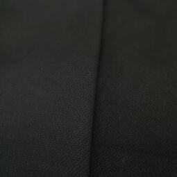 Bio Moleskin (Webstoff Baumwolle) - schwarz (geschmirgelt) – Bild 2