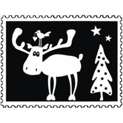 Rayher Stempel Weihnachtspost - Elch