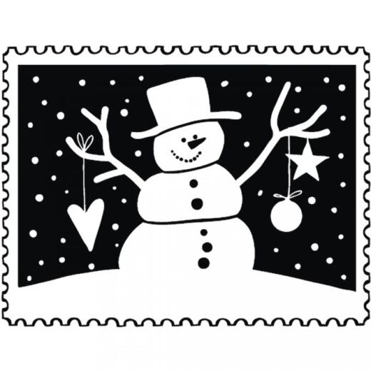 Rayher Stempel Weihnachtspost - Schneemann