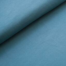 Biojersey uni - Stoffonkel - beach house blue