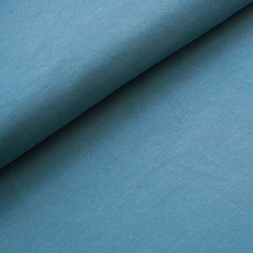 Biojersey uni - Stoffonkel - beach house blue