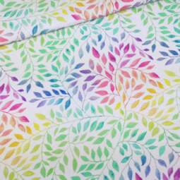 Biojersey (100% Baumwolle) - Tigerlilly EP - Rainbow Leaves – Bild 1