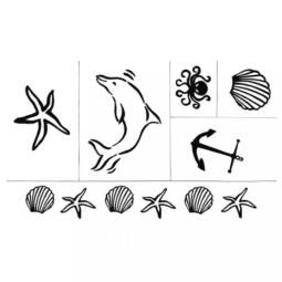 Rayher - Clear Stamp (Silikonstempel) - Maritim