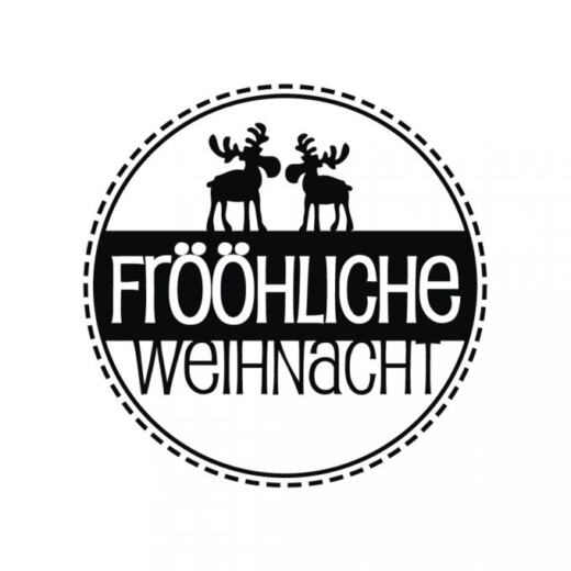 Rayher Stempel - Frööhliche Weihnachten 3cm