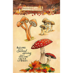 StudioLight - Clear Stamp - Wonderful Autumn Pilze nr.480