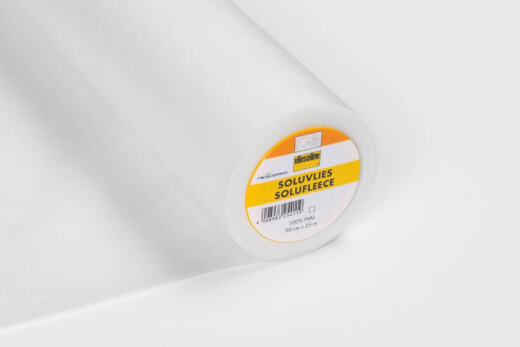 0,5 Meter Vlieseline® SoluVLIES (auswaschbares Stickvlies) - 90cm - weiß