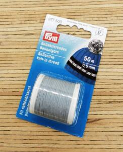 50 Meter Prym Reflektierendes Beilaufgarn 0,5mm (977 500)