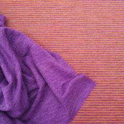 Wolle/Lyocell Biojersey - lila – Bild 2