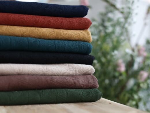Organic Leaf Jacquard - Mind The MAKER - dry mustard