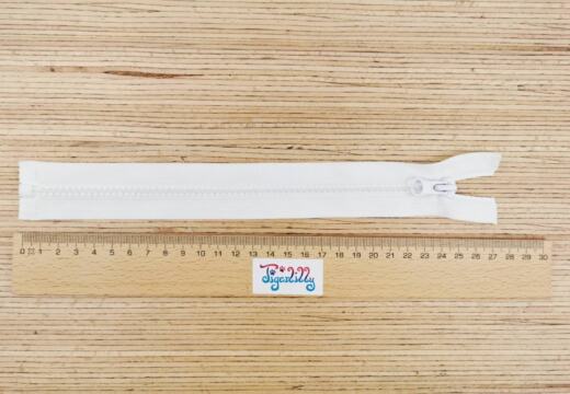 Jacken Reißverschluss teilbar hellrot – 25cm