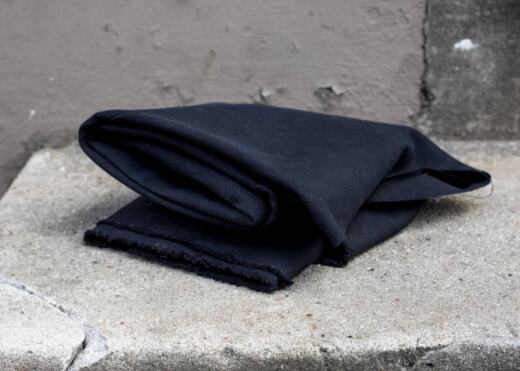 50cm Reststück: Heavy washed Canvas - Mind the MAKER - black