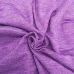 Wolle/Lyocell Biojersey uni - lila