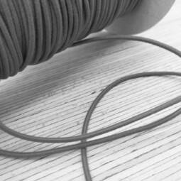 5 Meter Bio Gummikordel 2,2mm - verschiedene Farben