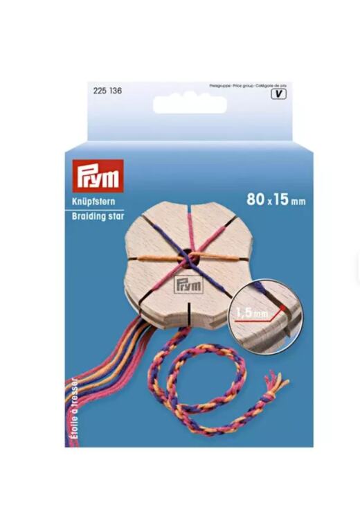 Prym Knüpfstern - Nutbreite 1,5mm (225 136)