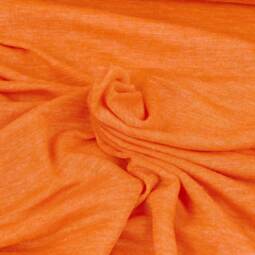 Wolle/Lyocell Biojersey uni - orange
