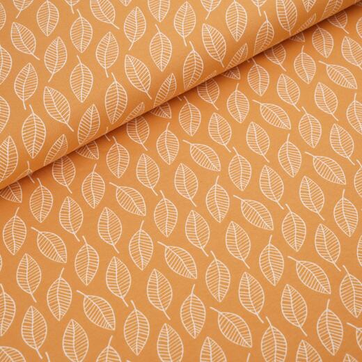 Biojersey - Stoffonkel - Single Leave herbstgold