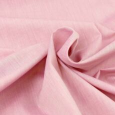 Bio Chambray (Baumwolle, Webstoff) - rosa/natur