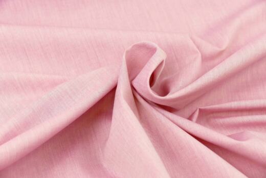 Bio Chambray - rosa/natur