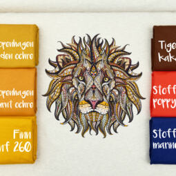 Biojersey - Tigerlilly - Ethno Löwen (100cm) – Bild 4