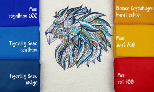 Biojersey - Tigerlilly - Ethno Löwen (100cm)