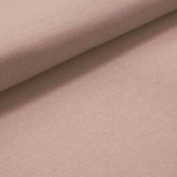 Bio Kuscheljacquard - Stoffonkel - Rippenmuster - woodrose