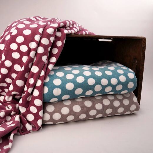 Bio Samtnicky - Stoffonkel - Mellow Dots everglade