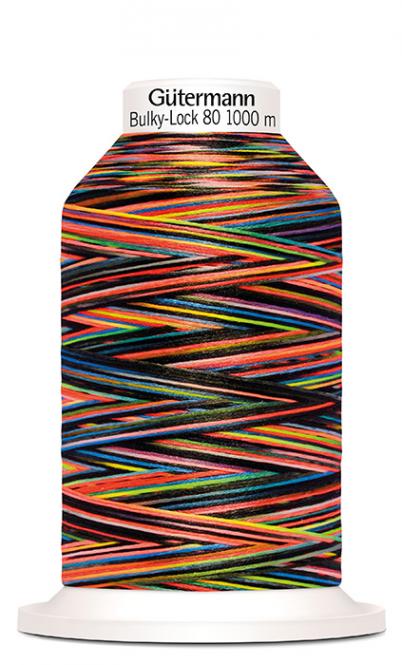 1.000m Gütermann Bulky-Lock 80 Multicolor Bauschgarn