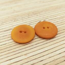 Ein Bio Echt Steinnussknopf (vegan, ST 665) - orange - verschiedene Größen