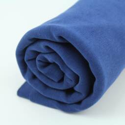 Biobündchen uni (Überbreite) – Stoffonkel – marineblau