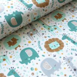 Biojersey - Stoffonkel - Mini Jungle mint