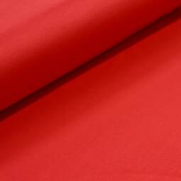 Biojersey uni - Stoffonkel - poppy