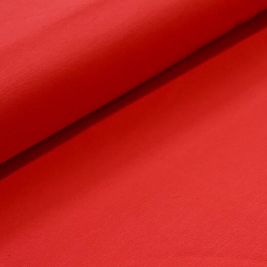Biojersey uni - Stoffonkel - poppy
