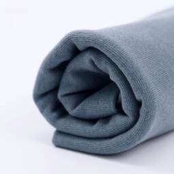 Biobündchen uni (Überbreite) – Stoffonkel – china blue