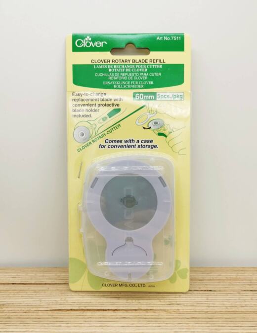 5 Clover Ersatzmesser für Rollschneider - 60mm