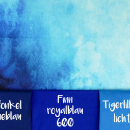 Biojersey - Tigerlilly - Deep Blue Sea (60 cm) – Bild 2