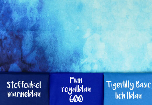 Biojersey - Tigerlilly - Deep Blue Sea (60 cm)