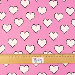 Bade-/Sportjersey - Hearts white on Milkshake – Bild 2