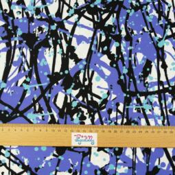 60cm Reststück: Badehosenstoff (nicht elastisch) - Paint Splash – Bild 2