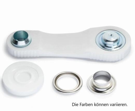 Prym 11mm Ösen mit Scheiben (inkl. Werkzeug) - brüniert dunkel (541 381)