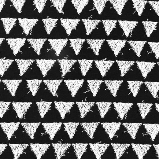 Biojersey - Stoffonkel - Triangles schwarz