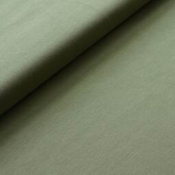 Biojersey uni - Stoffonkel - olive