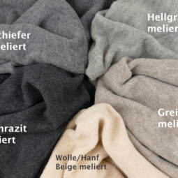Bio Merinofleece - schiefer meliert – Bild 3