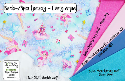 Bade-/Sportjersey - Fairy aqua