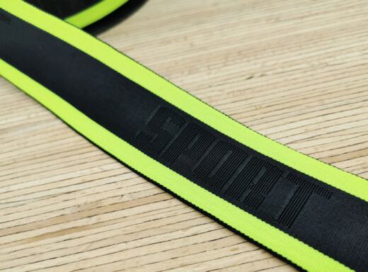 Gummiband 40mm - 3D-Design "SPORT neon" - (nur noch schwarz)