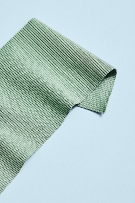 Bio Rippbündchen - Mind The MAKER - sage green